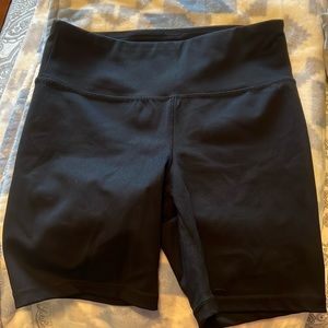 I am selling gym shorts that are black and a size small and in good condition!
